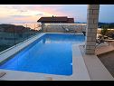 Ferienhaus Filippo - with pool : H(8+2) Bilo - Riviera Sibenik  - Kroatien - Pool