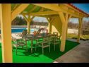 Ferienhaus Villa Karaga - with private pool: H(8+1) Ljubotic - Riviera Sibenik  - Kroatien - Gartenterasse