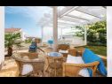 Ferienwohnungen Big blue - terrace lounge: A1(4) Vodice - Riviera Sibenik  - Ferienwohnung - A1(4): Gartenterasse