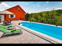Ferienhaus Brapa - open swimming pool: H(4) Hrvace - Riviera Split  - Kroatien - Pool
