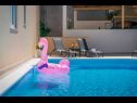 Ferienwohnungen Lux 1 - heated pool: A1(4), A4(4) Marina - Riviera Trogir  - Pool