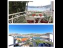Ferienwohnungen Mare - comfortable apartment : A1(5), A2(5) Trogir - Riviera Trogir  - Haus