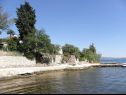 Ferienwohnungen Vlatkica - 10 m from beach: A1 Vlatkica(4), A2 Lea(4) Maslenica - Riviera Zadar  - Strand