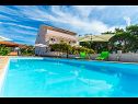 Ferienwohnungen Mlađo - swimming pool: A1(4+2), A2(4+2), A3(2+2), A4(2+2) Privlaka - Riviera Zadar  - Haus