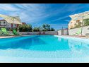 Ferienwohnungen Mlađo - swimming pool: A1(4+2), A2(4+2), A3(2+2), A4(2+2) Privlaka - Riviera Zadar  - Pool