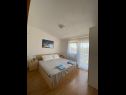 Ferienwohnungen Draga - comfortable & afordable: A1(2+2), A2(6), A3(2+2) Vir - Riviera Zadar  - Ferienwohnung - A1(2+2): Schlafzimmer