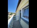 Ferienwohnungen Draga - comfortable & afordable: A1(2+2), A2(6), A3(2+2) Vir - Riviera Zadar  - Ferienwohnung - A1(2+2): Balkon