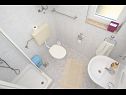 Ferienwohnungen Mladen - family friendly & amazing location: A1(5), A2(2), A3(3+1) Vrsi - Riviera Zadar  - Ferienwohnung - A3(3+1): Badezimmer mit Toilette