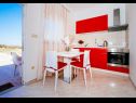 Ferienwohnungen Ljubo - modern andy cosy A1(2+2), A2(4+2), A3(4+2) Vrsi - Riviera Zadar  - Ferienwohnung - A1(2+2): Küche und Speisezimmer