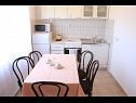Ferienwohnungen und Zimmer Jagoda - comfy and cozy : A1 Lijevi (3+2), A2 Desni (3+2), R1(4) Zadar - Riviera Zadar  - Ferienwohnung - A1 Lijevi (3+2): Küche und Speisezimmer