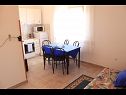 Ferienwohnungen und Zimmer Jagoda - comfy and cozy : A1 Lijevi (3+2), A2 Desni (3+2), R1(4) Zadar - Riviera Zadar  - Ferienwohnung - A2 Desni (3+2): Küche und Speisezimmer