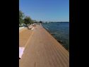 Ferienwohnungen Petin - 5m from the sea: A1(2+2), A2(2+2) Zadar - Riviera Zadar  - Strand