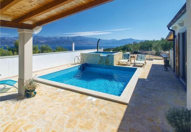 Ferienhaus Anabella - open swimming pool: H(7) Supetar - Insel Brac  - Kroatien