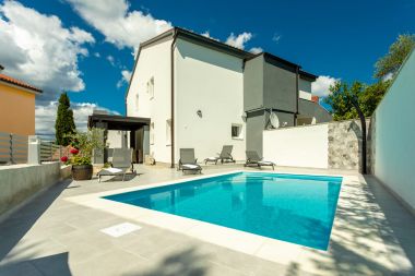 Ferienhaus Krk - with private pool: H(6+2) Soline - Insel Krk  - Kroatien