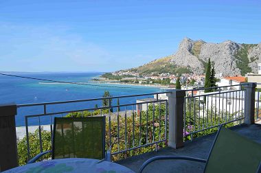 Ferienwohnungen Iva - with beautiful view: A1(4+1) Omis - Riviera Omis 