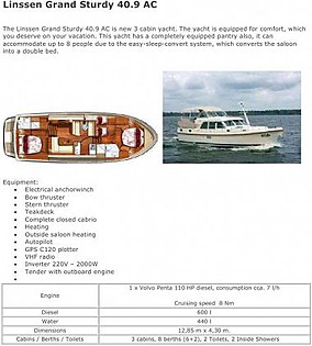 Motorboot - Linssen Grand Sturdy 40.9 AC (code:TOR 17) - Zadar - Riviera Zadar  - Kroatien