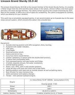 Motorboot - Linssen Grand Sturdy 33,9 AC (code:TOR 18) - Zadar - Riviera Zadar  - Kroatien