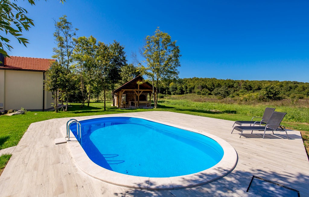  Green house - outdoor pool & BBQ: H(6+2) Plaski - Kontinental Kroatien - Kroatien